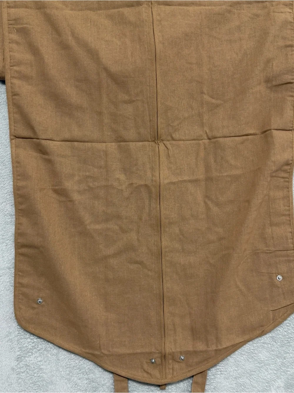 Burberry London Garment Bag Cotton Full Zip Brown Travel Bag